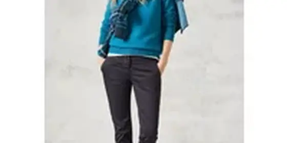 Cecil Damen Hose im Slim Fit in Grau, Gr: 32 ansehen