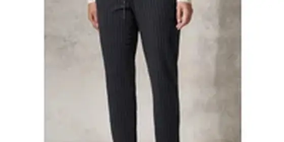 Cecil Damen Hose im Nadelstreifen-Look in Grau, Gr: M ansehen
