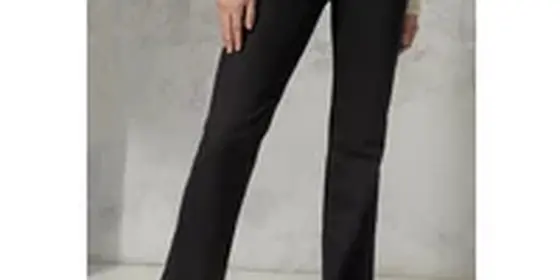 Cecil Damen Bootcut Jeans in Schwarz, Gr: 28 ansehen