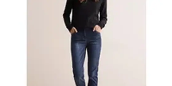 Cecil Damen Jeans im Slim Fit in Blau, Gr: 26 ansehen