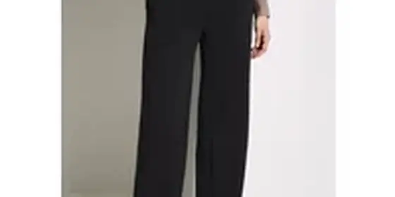 Cecil Damen Wide Leg Hose in Schwarz, Gr: XL ansehen
