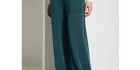 Cecil Damen Wide Leg Hose in Grün, Gr: M ansehen