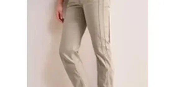 Cecil Damen Straight Leg Hose in Beige, Gr: 27 ansehen