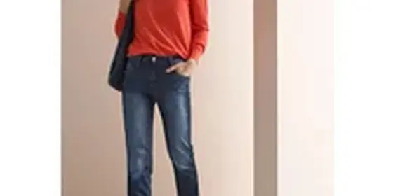 Cecil Damen Straight Leg Jeans in Blau, Gr: 31 ansehen