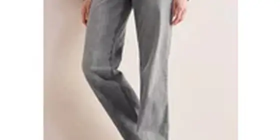 Cecil Damen Wide Leg Jeans in Grau, Gr: 33 ansehen