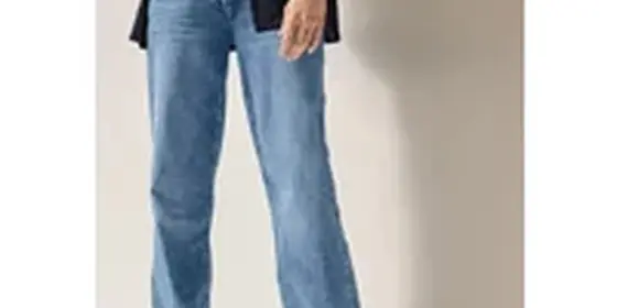 Cecil Damen Wide Leg Jeans in Blau, Gr: 31 ansehen
