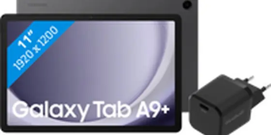 Samsung Galaxy Tab A9 Plus 11 Zoll 128GB Wi-Fi Grau + BlueBuilt Ladegerät ansehen
