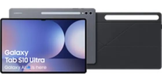 Samsung Galaxy Tab S10 Ultra 14,6 Zoll 1TB Wi-Fi und 5G Grau + Samsung Book Case Schwarz ansehen