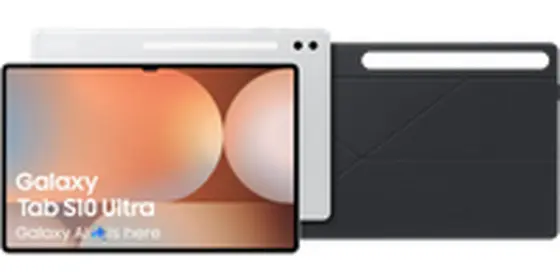Samsung Galaxy Tab S10 Ultra 14,6 Zoll 512GB Wi-Fi Silber + Samsung Book Case Schwarz ansehen