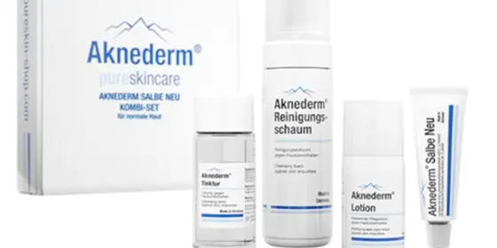 AKNEDERM Salbe Neu Kombiset für normale Haut ansehen