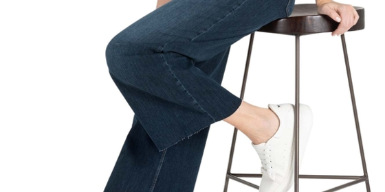 MAC Dream Wide Leg in blau mit Cropped Länge ansehen