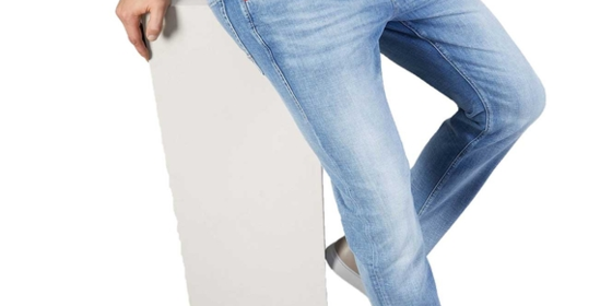 MAC Slim Fit Jeans Arne Pipe in Summer Light Blue Authentic Wash ansehen