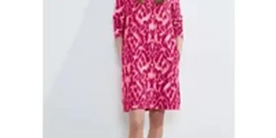 Cecil Damen Stehkragen Kleid in Pink, Gr: XXL ansehen