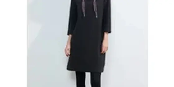 Cecil Damen Kleid mit Stehkragen in Blau, Gr: M ansehen
