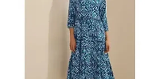 Cecil Damen Gemustertes Volant-Kleid in Multicolour|Blau, Gr: XS ansehen
