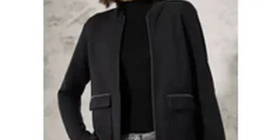 Cecil Damen Blouson in Unifarbe in Schwarz, Gr: XL ansehen