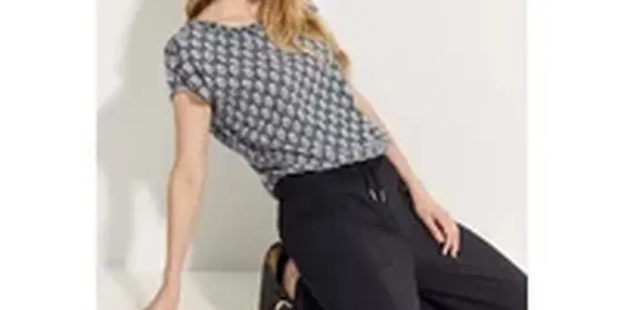 Cecil Damen Bluse mit Raffung in Schwarz, Gr: XS ansehen