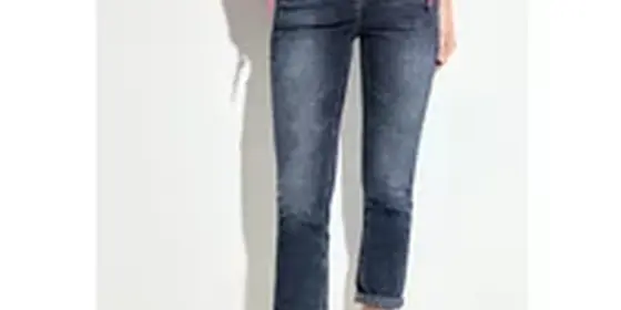 Cecil Damen High Waist Jeans in Blau, Gr: 28 ansehen