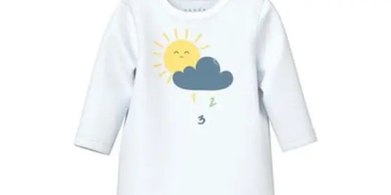 name it Langarmshirt Nbmvacion Bright White ansehen