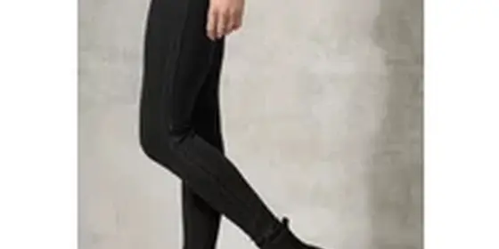 Cecil Damen Leggings mit Glitzer-Tape in Schwarz, Gr: XXL ansehen