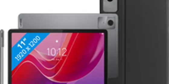 Lenovo Tab M11 11 Zoll 128GB + 8GB RAM WLAN mit Tab Pen Grau + BlueBuilt Book Case Schwarz ansehen