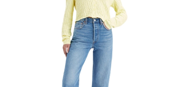 Levis 7/8 Jeans Ribcage Straight Ankle in Dance Around ansehen