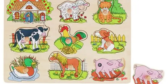 goki Soundpuzzle Bauernhof mit Tierstimmen ansehen