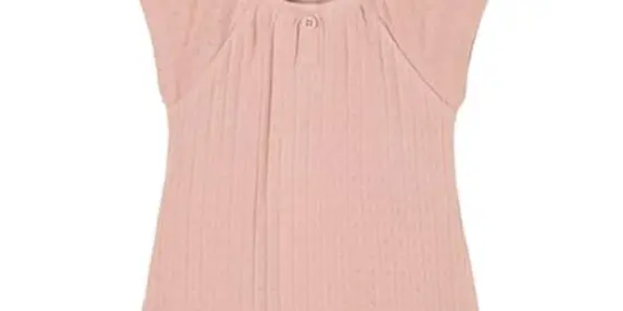 s.Oliver T-Shirt mit Ajourmuster rosa ansehen