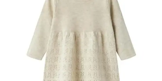 name it Strickkleid Nbfosilla Peyote Melange ansehen
