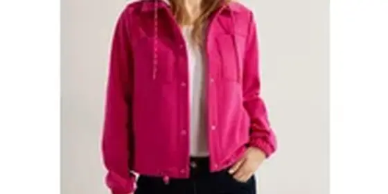 Cecil Damen Overshirt mit Kapuze in Pink, Gr: XL ansehen