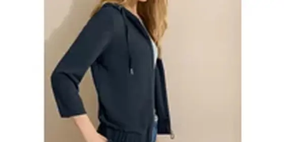 Cecil Damen Kapuzenjacke in Blau, Gr: M ansehen