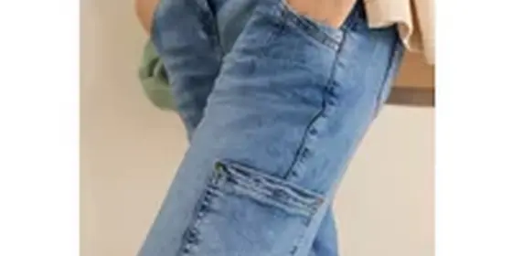 Cecil Damen Jeans mit Cargo-Look Taschen in Blau, Gr: 26 ansehen