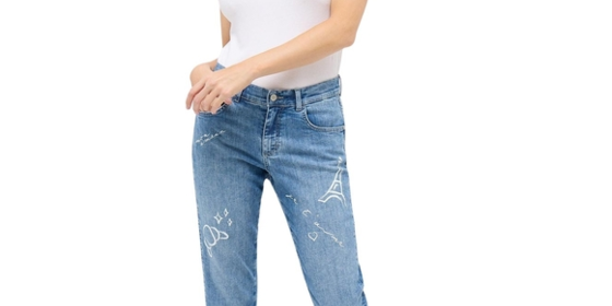 Angels 7/8 Jeans Darleen Crop TU in Light Blue Random Used ansehen