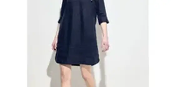 Cecil Damen Sommerliches Leinenkleid in Blau, Gr: S ansehen