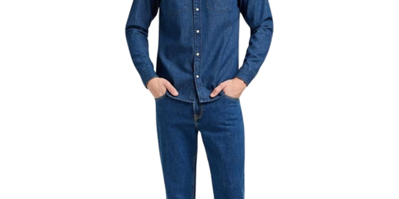 Lee Jeanshemd Western Shirt in Mid Stone ansehen