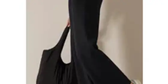 Cecil Damen Wide Leg Strukturhose in Schwarz, Gr: XS ansehen