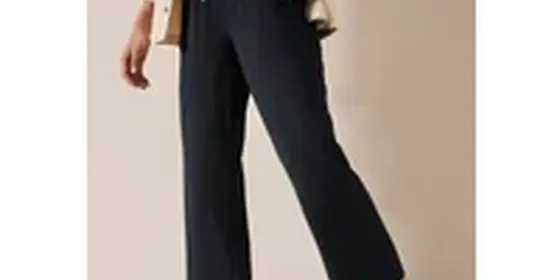 Cecil Damen Wide Leg Strukturhose in Blau, Gr: XXL ansehen
