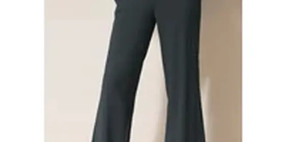 Cecil Damen Wide Leg Strukturhose in Grün, Gr: XXXL ansehen