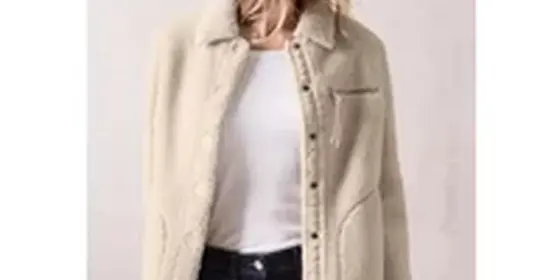Cecil Damen Teddy-Jacke in Weiß, Gr: L ansehen