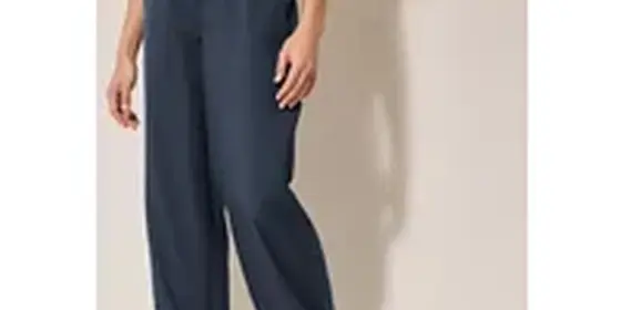 Cecil Damen Hose mit Melange-Effekt in Blau, Gr: XS ansehen