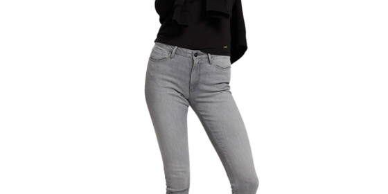 Cross Skinny Jeans Alan in Grey Used ansehen