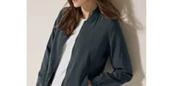 Cecil Damen Blouson mit feiner Struktur in Grün, Gr: XL ansehen