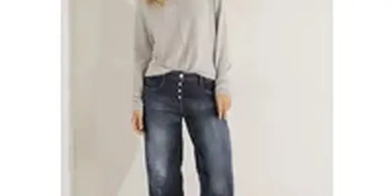 Cecil Damen Loose Fit Jeans in Blau, Gr: 28 ansehen
