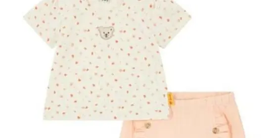 STEIFF Set Shorts + T-Shirt kurzarm Antique White ansehen