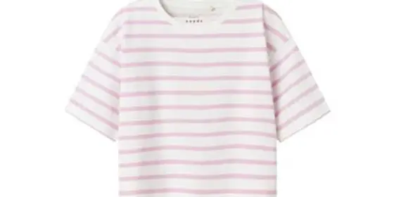name it Cropped T-Shirt Nmfvitanni Pink Frosting ansehen