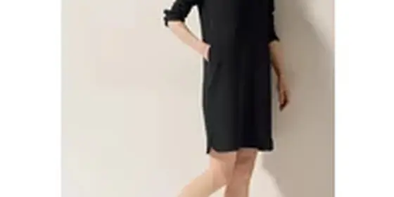 Cecil Damen Kleid mit Struktur in Schwarz, Gr: M ansehen
