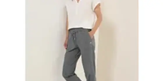 Cecil Damen Casual Fit Hose in Grau, Gr: L ansehen