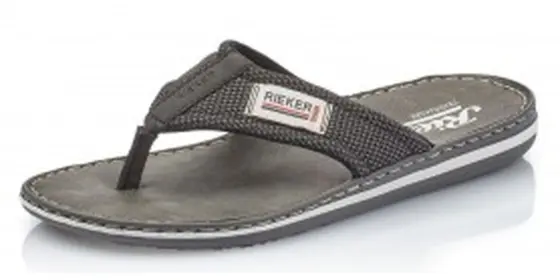 Rieker 21089-00 - Rieker Herren Zehentrenner schwarz ansehen