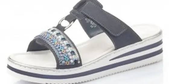 Rieker V02M6-14 - Rieker Pantolette Blau ansehen