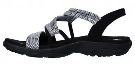 Skechers 41180-BKW - Skechers Reggae Slim Sandale Sandalen ansehen